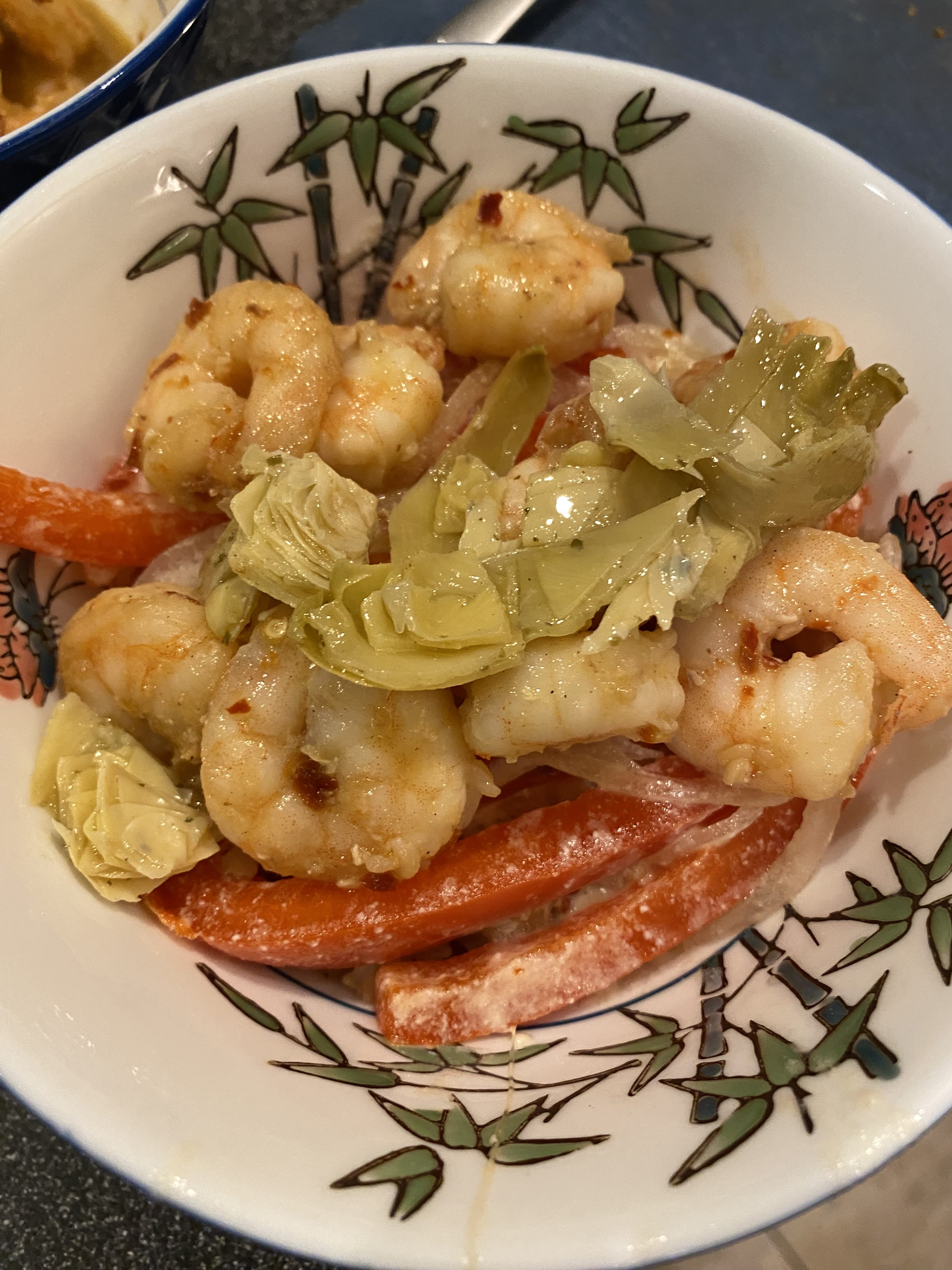 Spicy Thai Coconut Shrimp with Riced Cauliflower