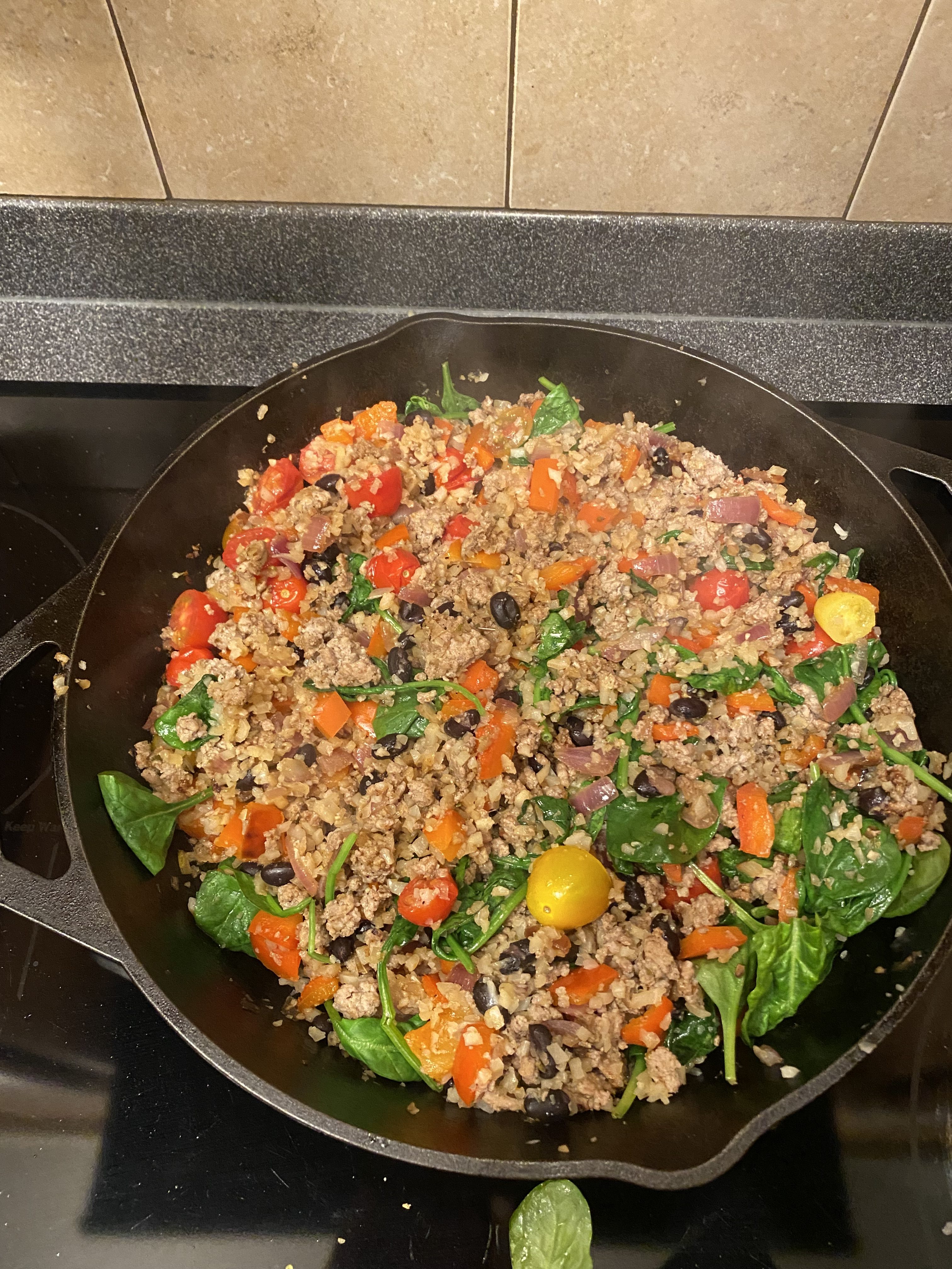 Southwest Turkey & Veggie Skillet Bowl